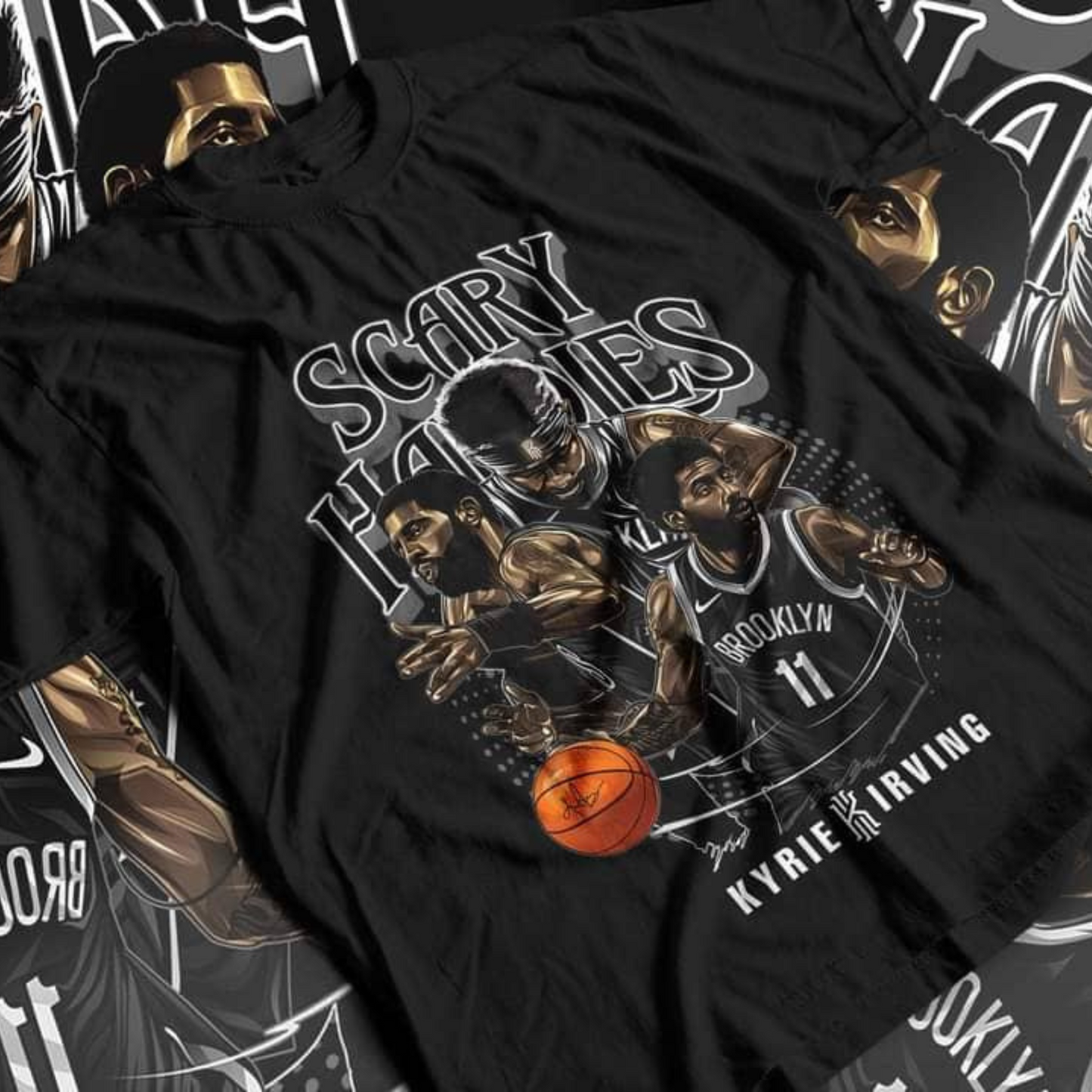 Tricou Scary Handles