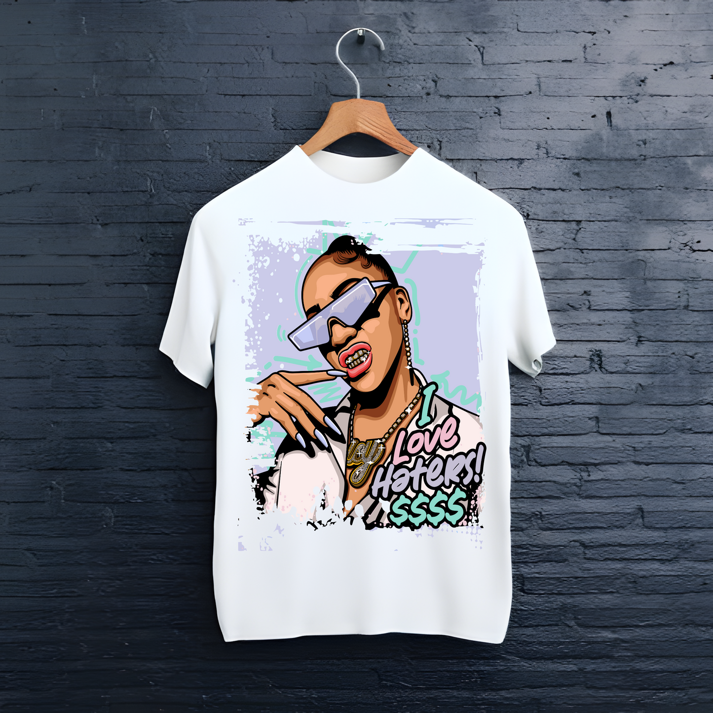 Tricou I Love Haters $